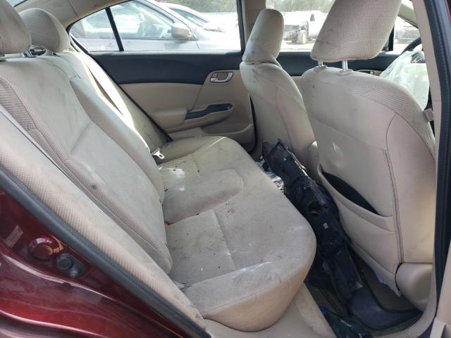 Photo 6 from auction – 2012 HONDA CIVIC LX with VIN 19XFB2F55CE372805