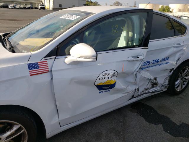Photo 9 from auction – 2018 FORD FUSION SE with VIN 3FA6P0H70JR249588