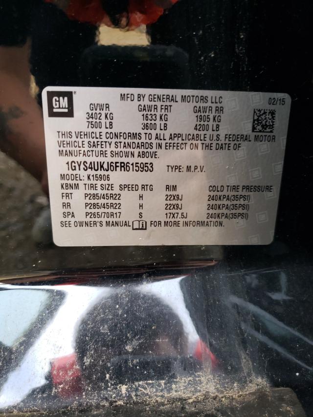 Photo 10 from auction – 2015 CADILLAC ESCALADE E with VIN 1GYS4UKJ6FR615953