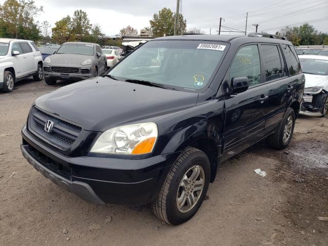 Photo 2 from auction – 2005 HONDA PILOT EX with VIN 2HKYF18475H500844