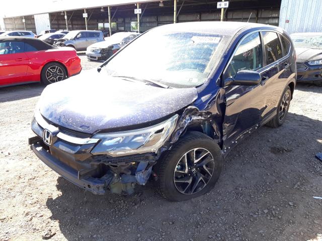 Photo 2 from auction – 2016 HONDA CR-V SE with VIN 2HKRM3H49GH522711