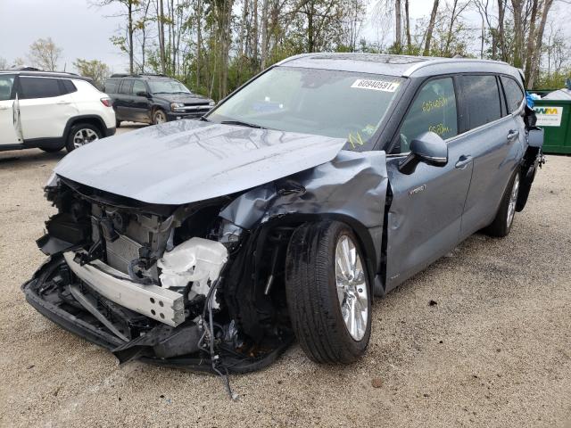 Photo 2 from auction – 2021 TOYOTA HIGHLANDER with VIN 5TDXBRCH6MS054825