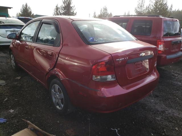 Photo 3 from auction – 2005 CHEVROLET AVEO BASE with VIN KL1TD52675B409082
