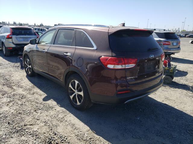 Photo 3 from auction – 2016 KIA SORENTO EX with VIN 5XYPHDA54GG151971