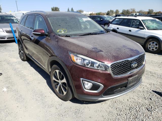 KIA SORENTO EX 2016 with VIN 5XYPHDA54GG151971 - Photo from auction