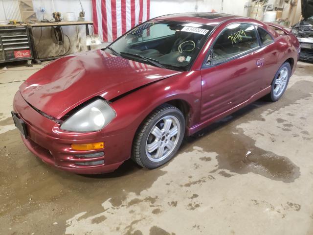 Photo 2 from auction – 2001 MITSUBISHI ECLIPSE GT with VIN 4A3AC54H71E083338