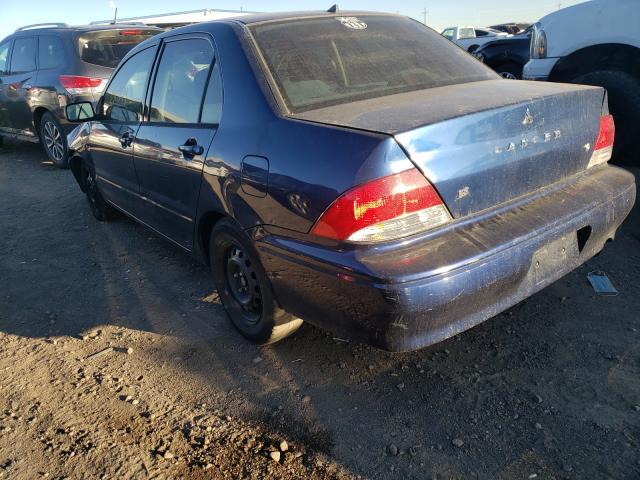 Photo 3 from auction – 2003 MITSUBISHI LANCER ES with VIN JA3AJ26E53U016223