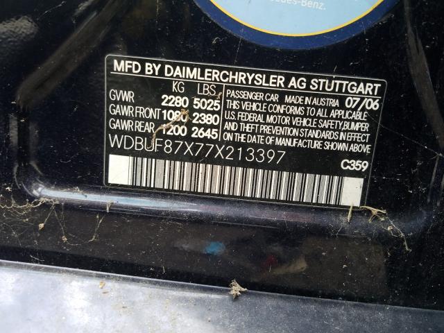 Photo 1 from auction – 2007 MERCEDES-BENZ E 350 4MAT with VIN WDBUF87X77X213397
