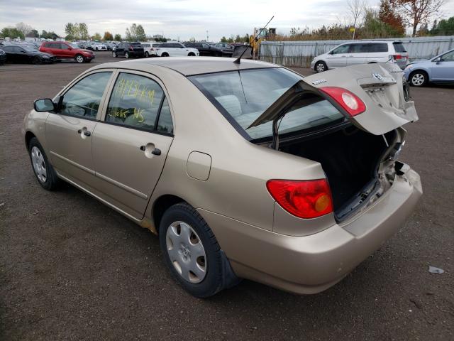 Photo 3 from auction – 2004 TOYOTA COROLLA CE with VIN 2T1BR32E24C816227