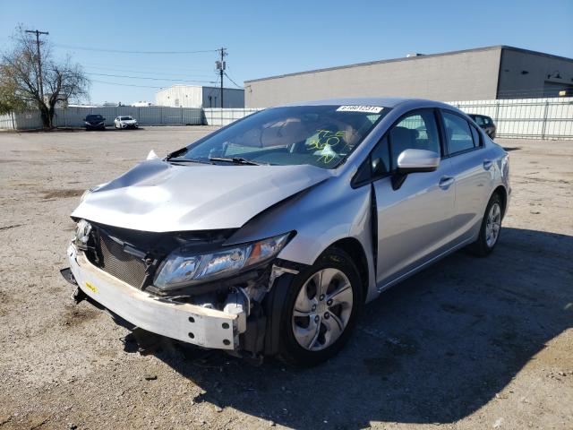 Photo 2 from auction – 2014 HONDA CIVIC LX with VIN 19XFB2F51EE009162