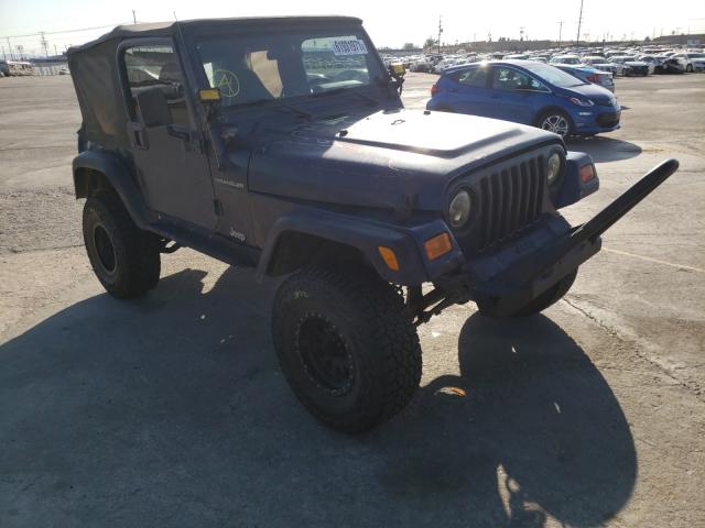 JEEP WRANGLER / 2002 with VIN 1J4FA29P32P738219 - Photo from auction
