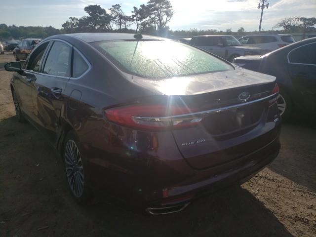 Photo 3 from auction – 2017 FORD FUSION SE with VIN 3FA6P0T96HR249338