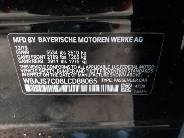 Photo 10 from auction – 2020 BMW M550XI with VIN WBAJS7C06LCD88065