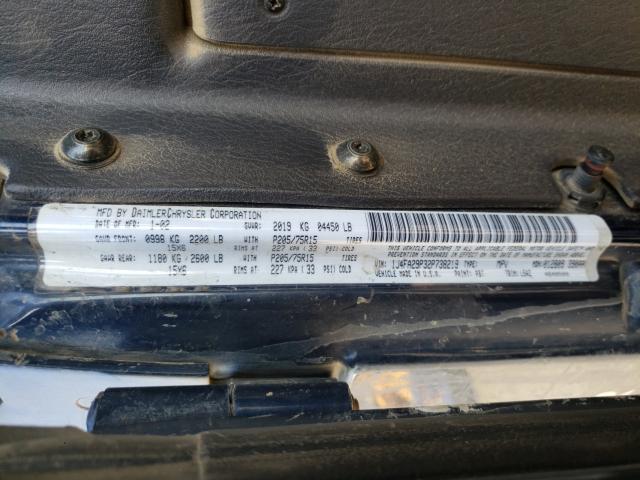 Photo 10 from auction – 2002 JEEP WRANGLER / with VIN 1J4FA29P32P738219