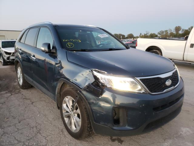 KIA SORENTO EX 2014 with VIN 5XYKU4A77EG431713 - Photo from auction