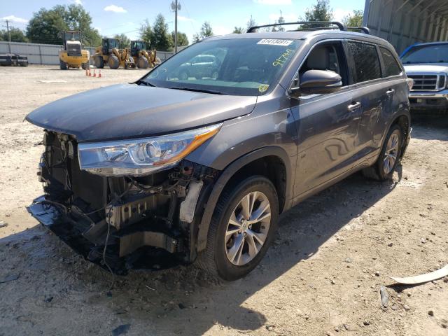 Photo 2 from auction – 2015 TOYOTA HIGHLANDER with VIN 5TDKKRFH0FS087912