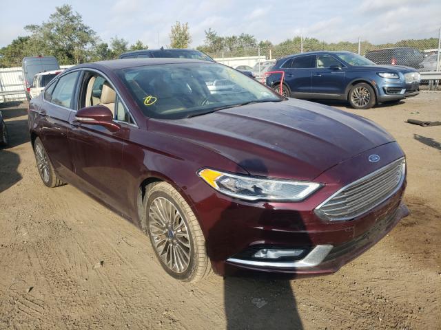 FORD FUSION SE 2017 with VIN 3FA6P0T96HR249338 - Photo from auction
