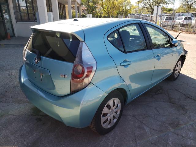 Photo 4 from auction – 2013 TOYOTA PRIUS C with VIN JTDKDTB33D1050798
