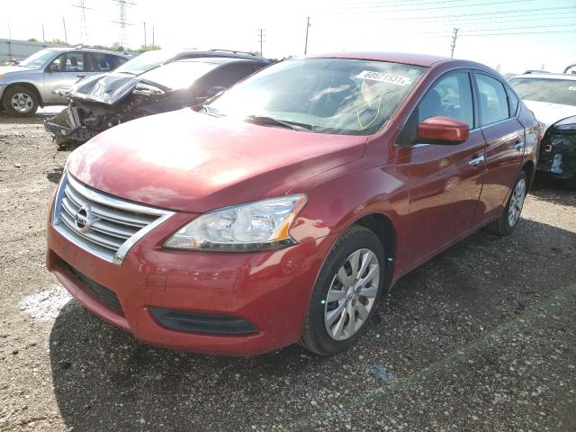 Photo 2 from auction – 2014 NISSAN SENTRA S with VIN 3N1AB7AP0EY320373