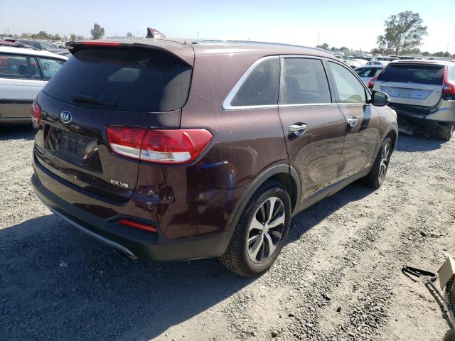 Photo 4 from auction – 2016 KIA SORENTO EX with VIN 5XYPHDA54GG151971