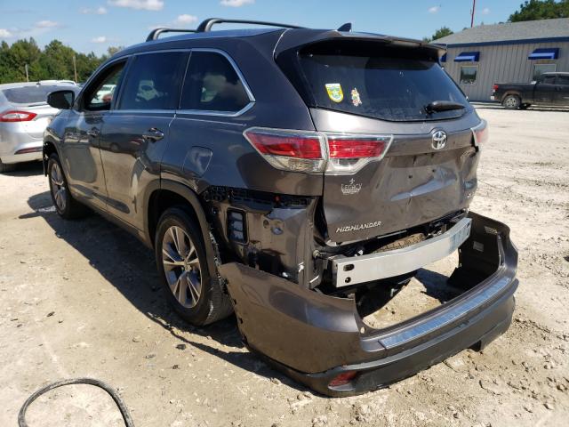 Photo 3 from auction – 2015 TOYOTA HIGHLANDER with VIN 5TDKKRFH0FS087912