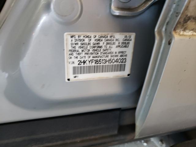 Photo 10 from auction – 2003 HONDA PILOT EXL with VIN 2HKYF18513H504023