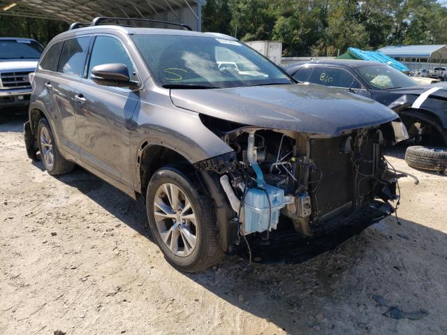TOYOTA HIGHLANDER 2015 with VIN 5TDKKRFH0FS087912 - Photo from auction
