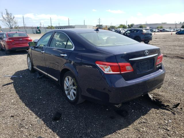 Photo 3 from auction – 2011 LEXUS ES 350 with VIN JTHBK1EG3B2453940