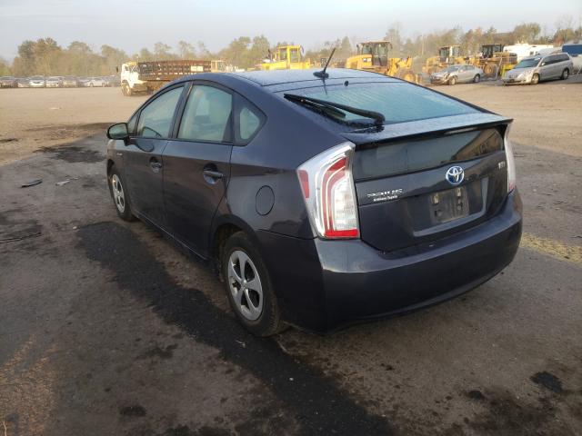 Photo 3 from auction – 2013 TOYOTA PRIUS with VIN JTDKN3DU7D5597116