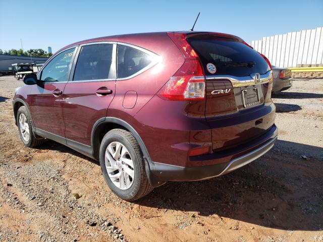 Photo 3 from auction – 2016 HONDA CR-V EX with VIN 2HKRM3H53GH545670