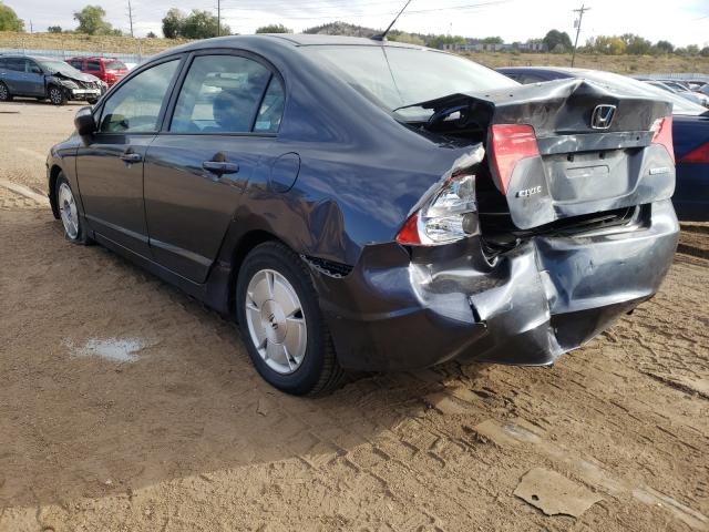 Photo 3 from auction – 2007 HONDA CIVIC HYBR with VIN JHMFA36287S020091