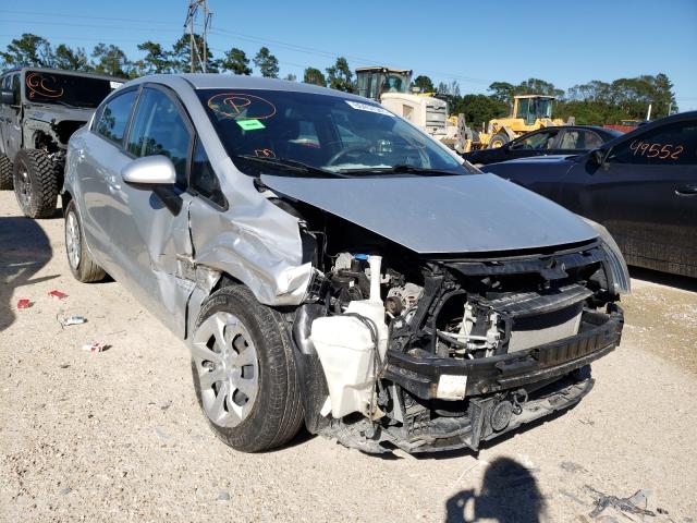 KIA RIO LX 2014 with VIN KNADM4A37E6385435 - Photo from auction