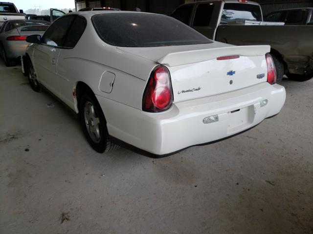 Photo 3 from auction – 2003 CHEVROLET MONTE CARL with VIN 2G1WW12E239315716