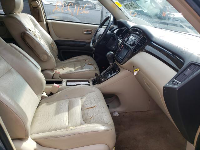 Photo 5 from auction – 2002 TOYOTA HIGHLANDER with VIN JTEGF21A420028995