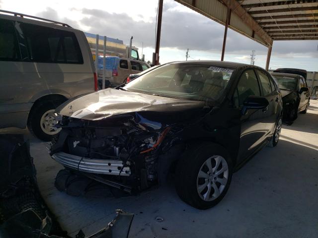 Photo 2 from auction – 2021 TOYOTA COROLLA LE with VIN JTDEPMAE5MJ180708