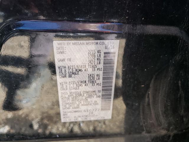Photo 10 from auction – 2016 NISSAN PATHFINDER with VIN 5N1AR2MM6GC656727