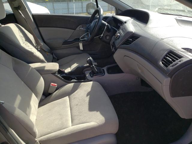 Photo 5 from auction – 2012 HONDA CIVIC LX with VIN 19XFB2E59CE039590