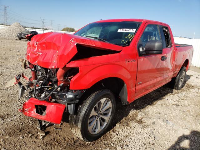 Photo 2 from auction – 2017 FORD F150 SUPER with VIN 1FTEX1CP3HKD41909