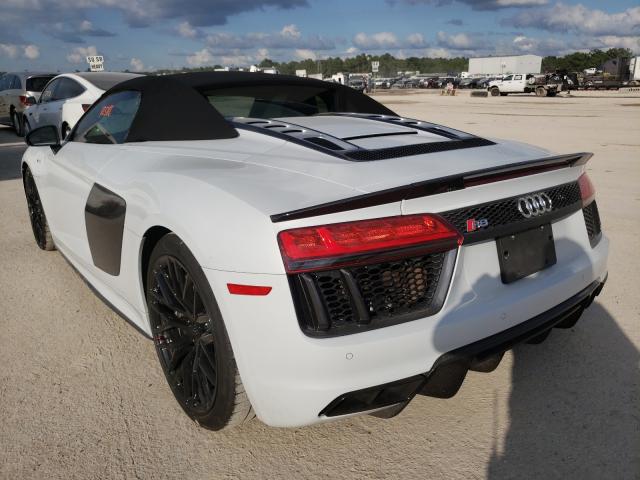 Photo 3 from auction – 2018 AUDI R8 SPYDER with VIN WUA4BCFX3J7900419