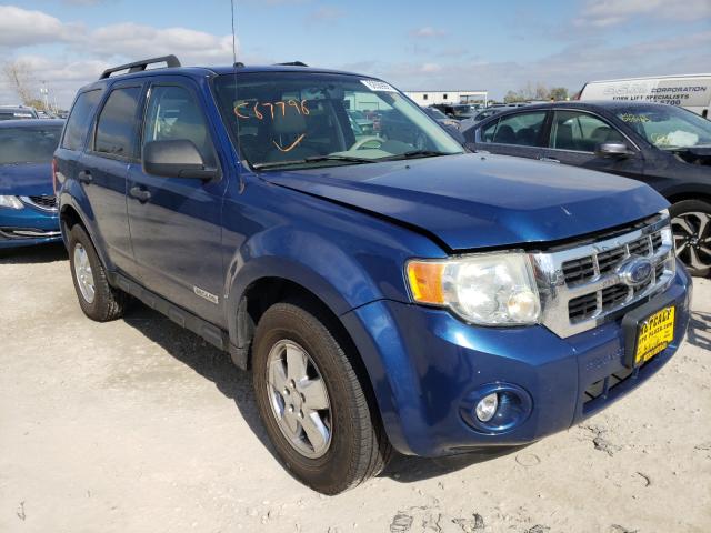 FORD ESCAPE XLT 2008 with VIN 1FMCU03Z88KC67796 - Photo from auction