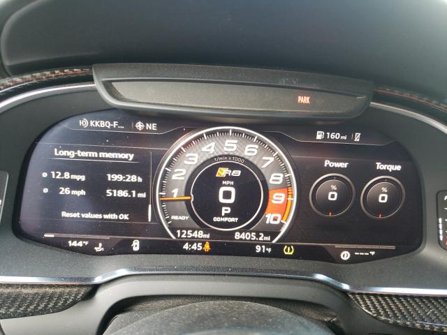 Photo 8 from auction – 2018 AUDI R8 SPYDER with VIN WUA4BCFX3J7900419