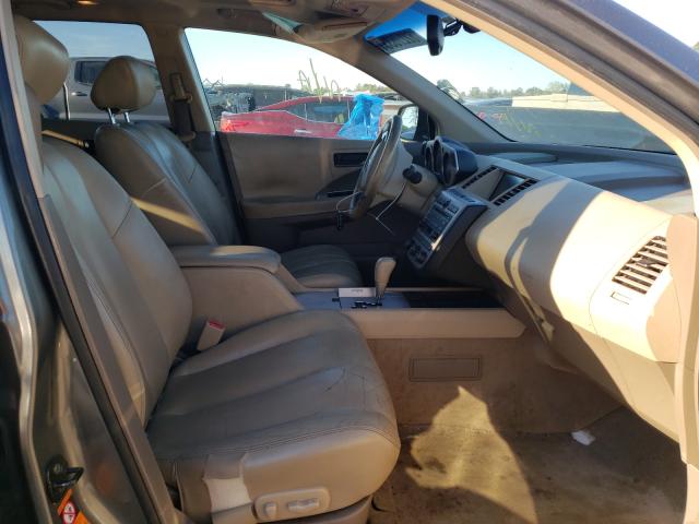 Photo 5 from auction – 2005 NISSAN MURANO SL with VIN JN8AZ08T35W321998