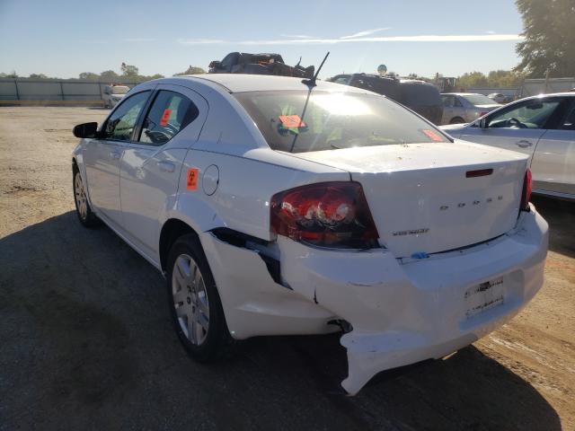 Photo 3 from auction – 2013 DODGE AVENGER SE with VIN 1C3CDZAB5DN529107