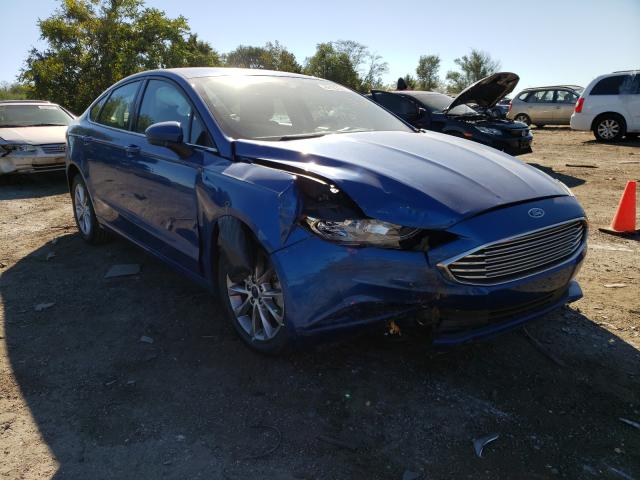 FORD FUSION SE 2017 with VIN 3FA6P0H74HR366407 - Photo from auction