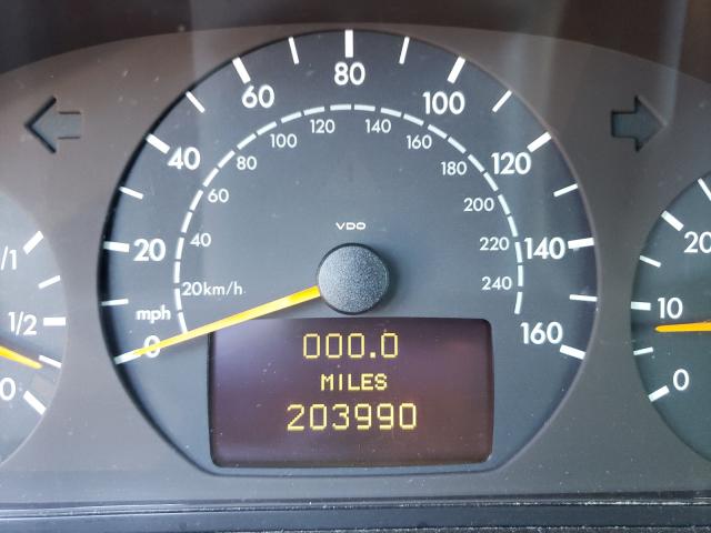 Photo 8 from auction – 2000 MERCEDES-BENZ E 320 4MAT with VIN WDBJH82J7YX042068