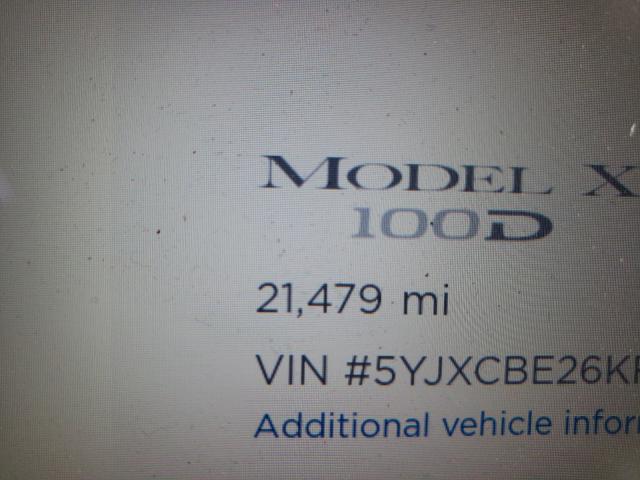 Снимка 8 от търг – 2019 TESLA MODEL X с VIN 5YJXCBE26KF155250