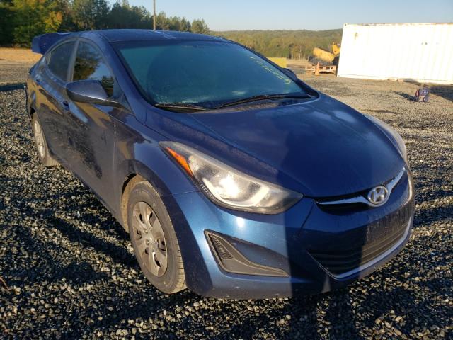 Photo 1 from auction – 2016 HYUNDAI ELANTRA SE with VIN 5NPDH4AEXGH681583