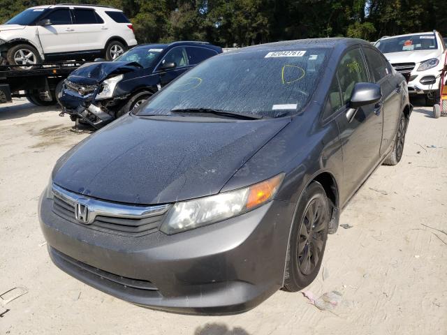 Photo 2 from auction – 2012 HONDA CIVIC LX with VIN 19XFB2E59CE039590