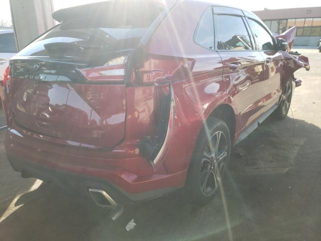 Photo 4 from auction – 2021 FORD EDGE ST with VIN 2FMPK4AP2MBA43038