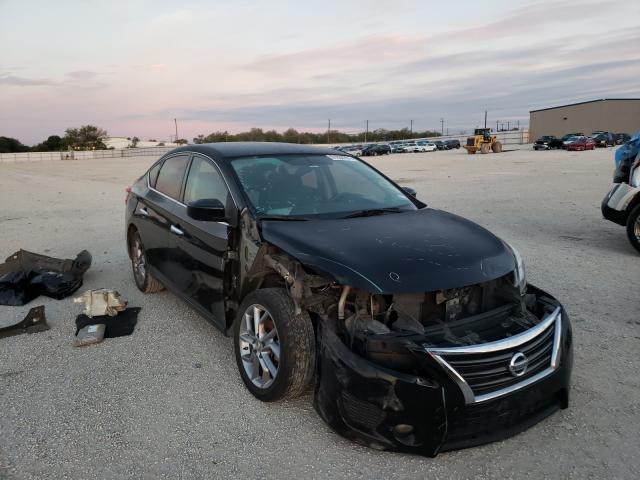 NISSAN SENTRA S 2014 with VIN 3N1AB7AP1EL640458 - Photo from auction
